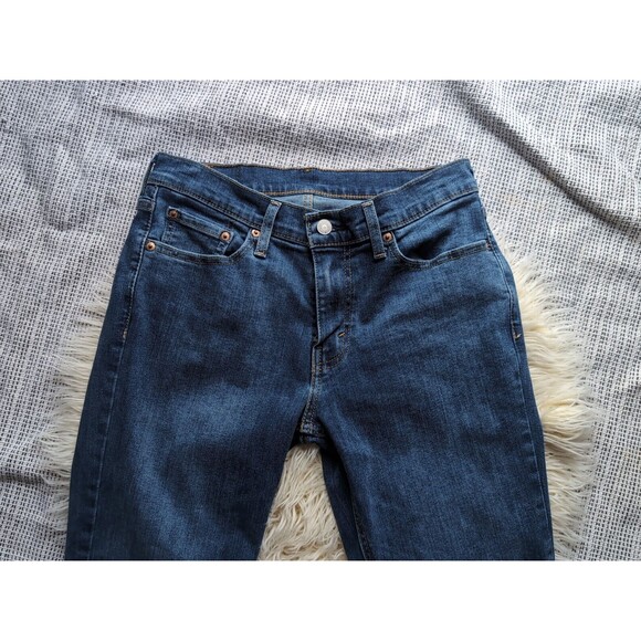 Levis 511 Men's 30x32 Slim Fit Medium Wash Mid Rise Straight Denim Blue Jeans - Picture 4 of 9